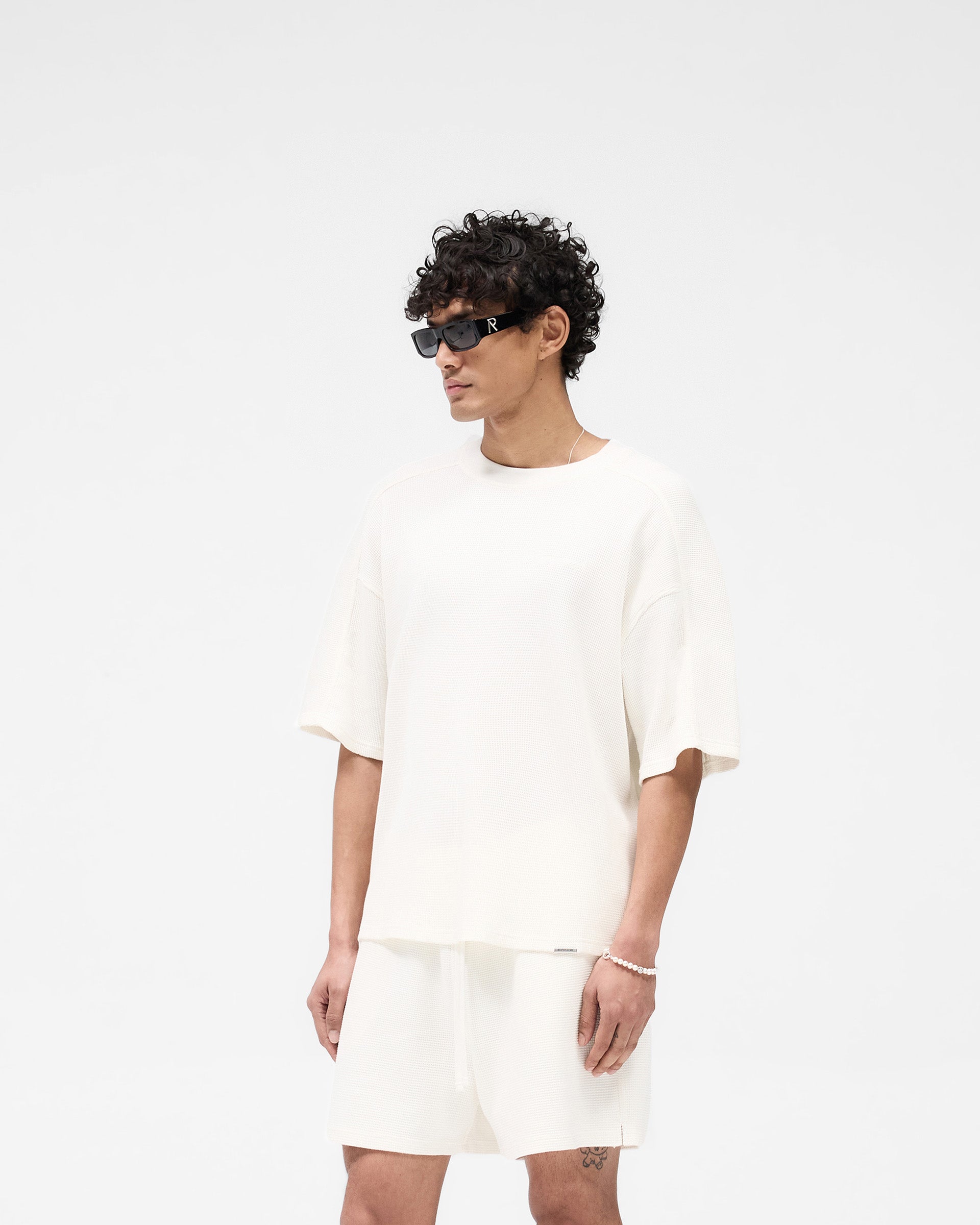 Waffle T-Shirt - Flat White