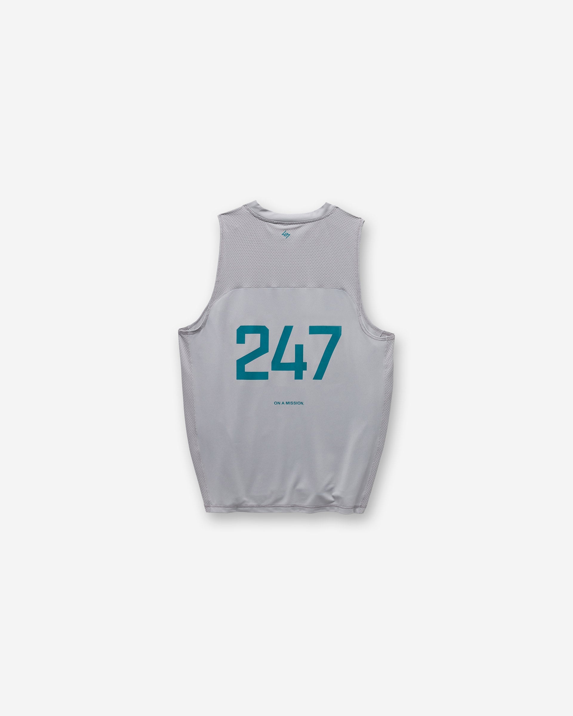 247 Numbers Vest - Graphite Grey