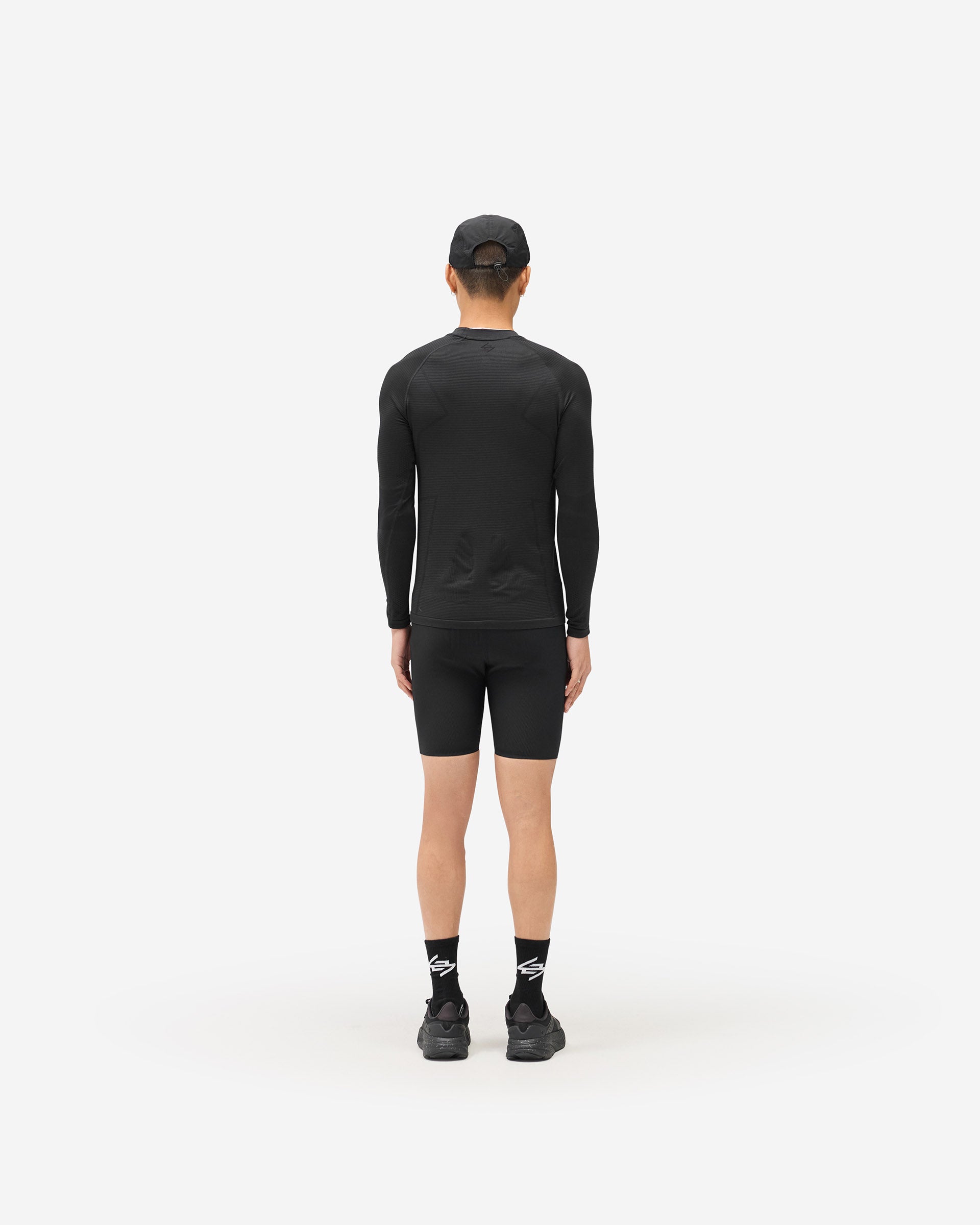 247 Uprising Long Sleeve Seamless T-Shirt - Black