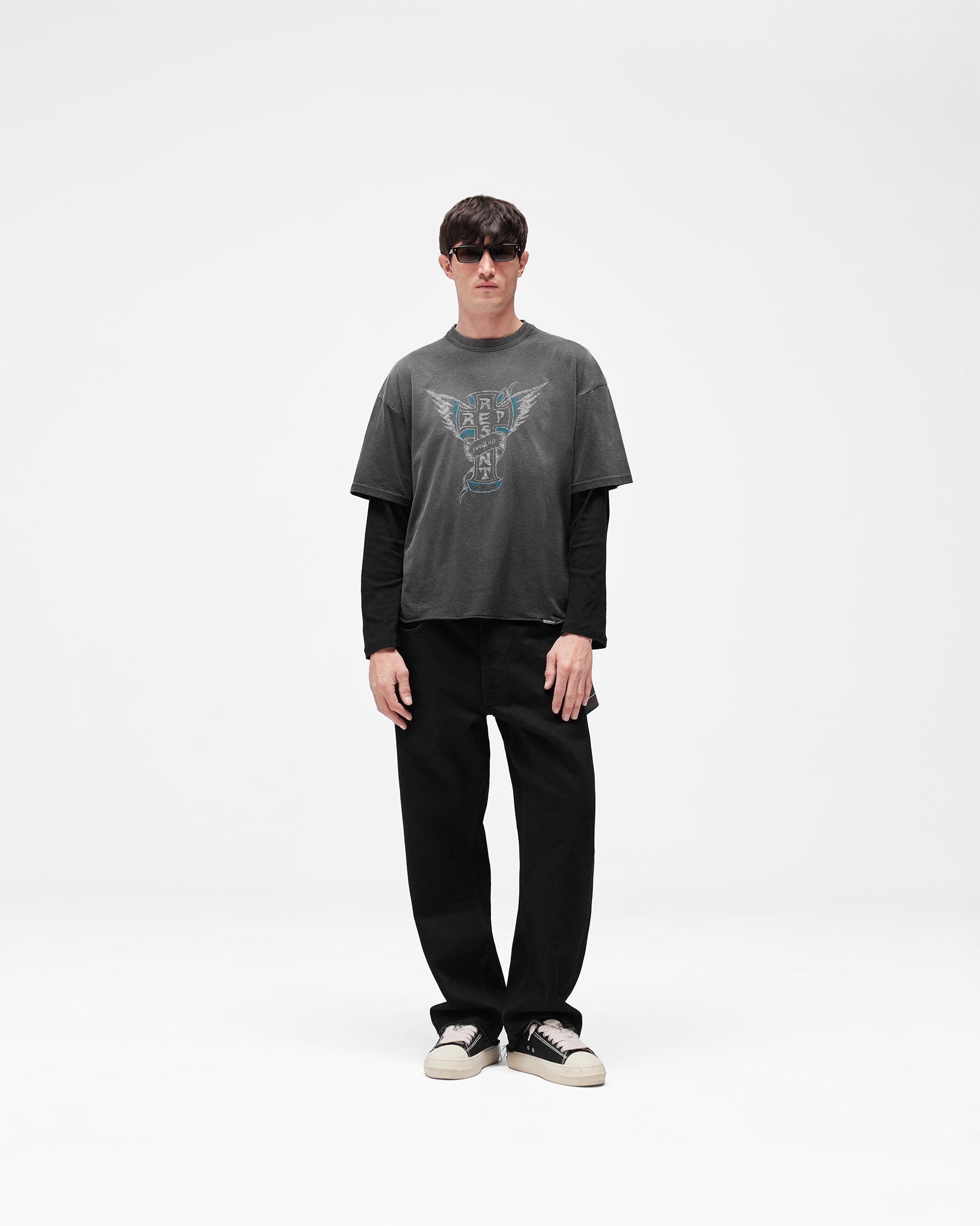 Westside T-Shirt - Stained Black