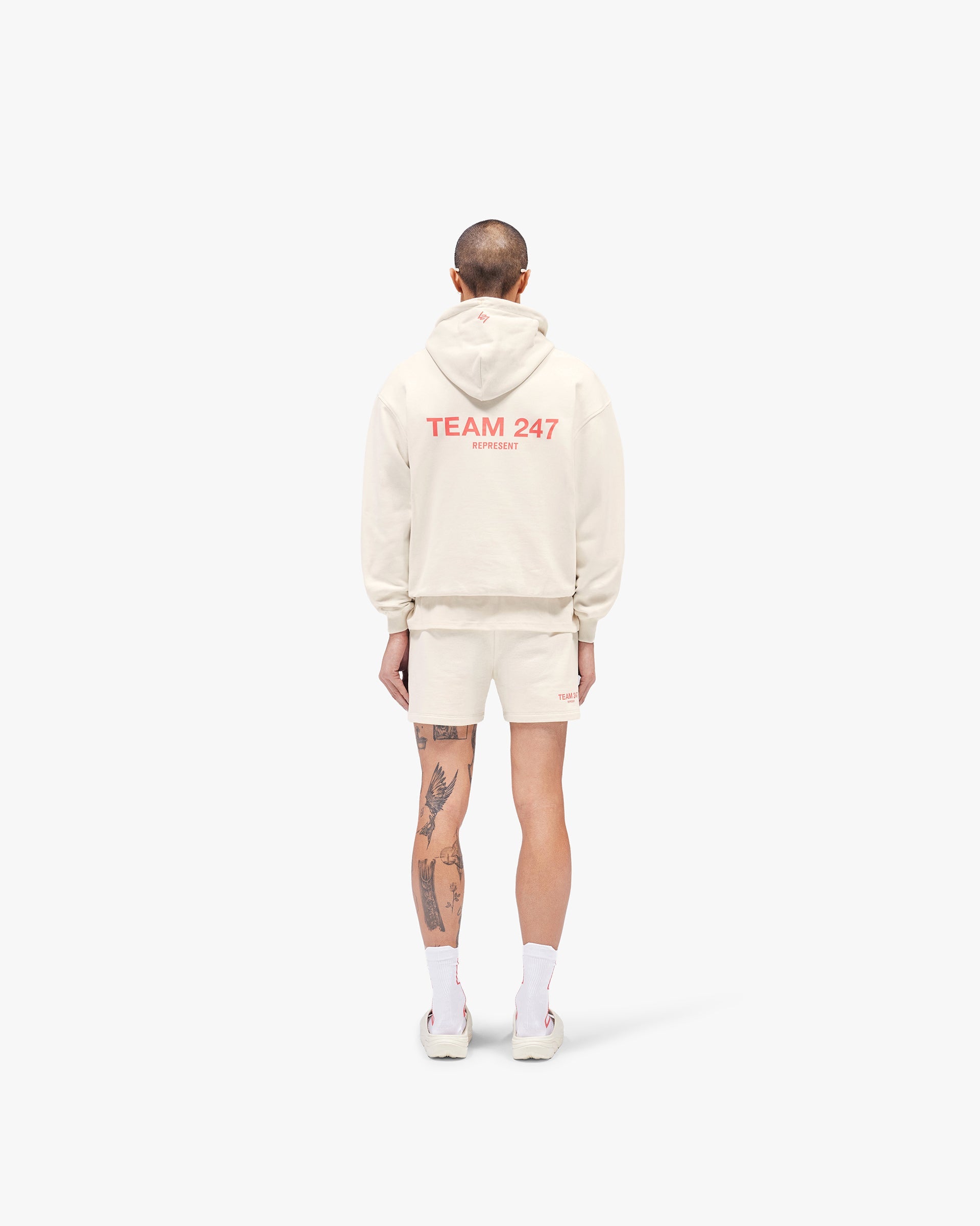 Team 247 Oversized Hoodie - Cream