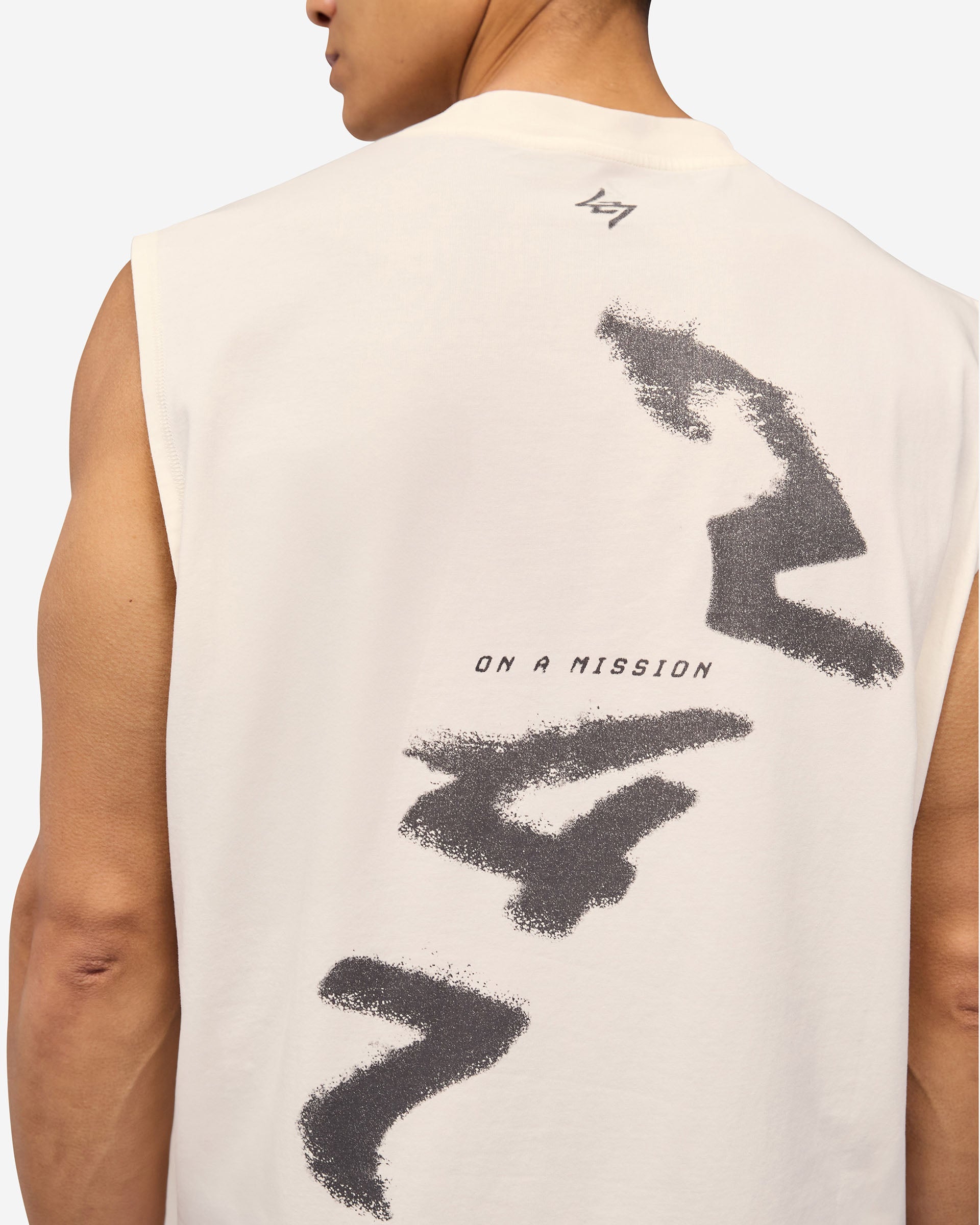 247 Motion Oversized Tank - Flat White | REPRESENT