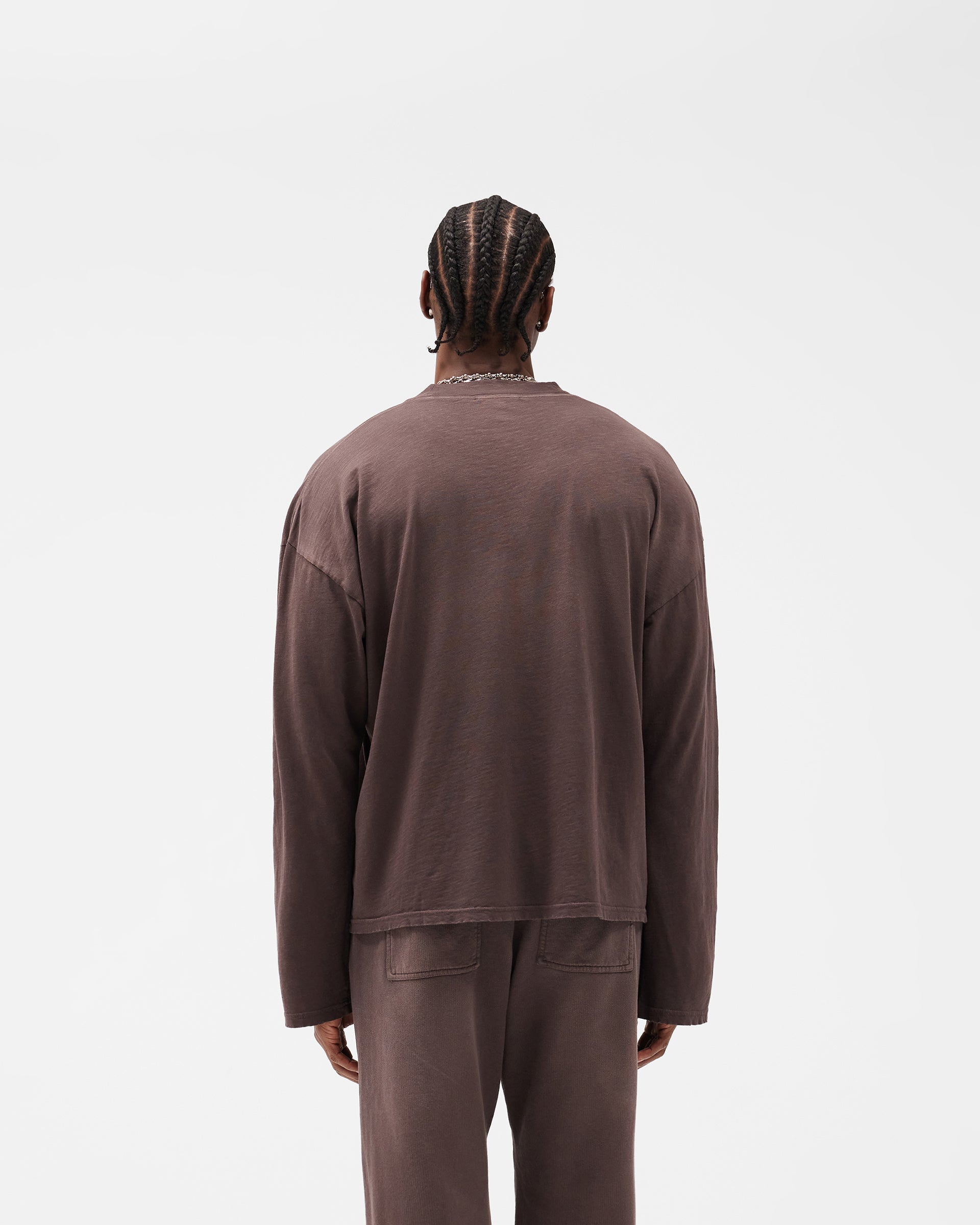 EngLAnd Long Sleeve T-Shirt - Washed Brown