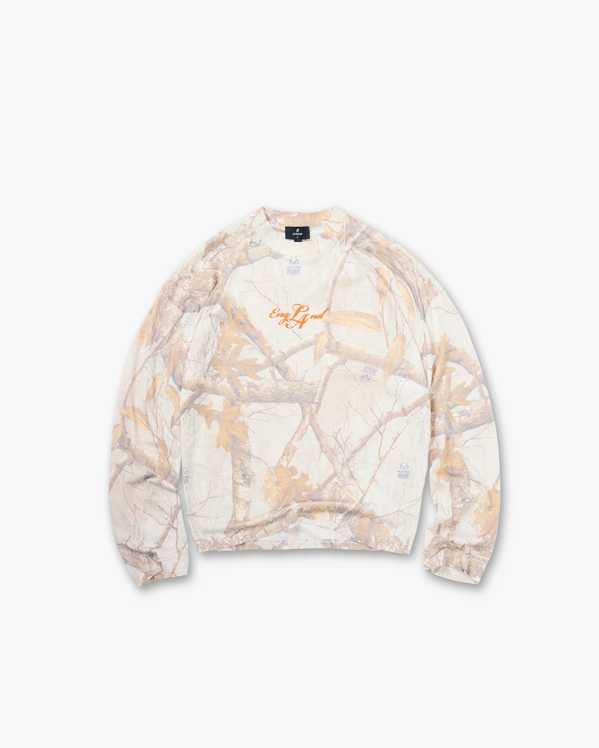 EngLAnd Long Sleeve T-Shirt - Washed White Realtree®