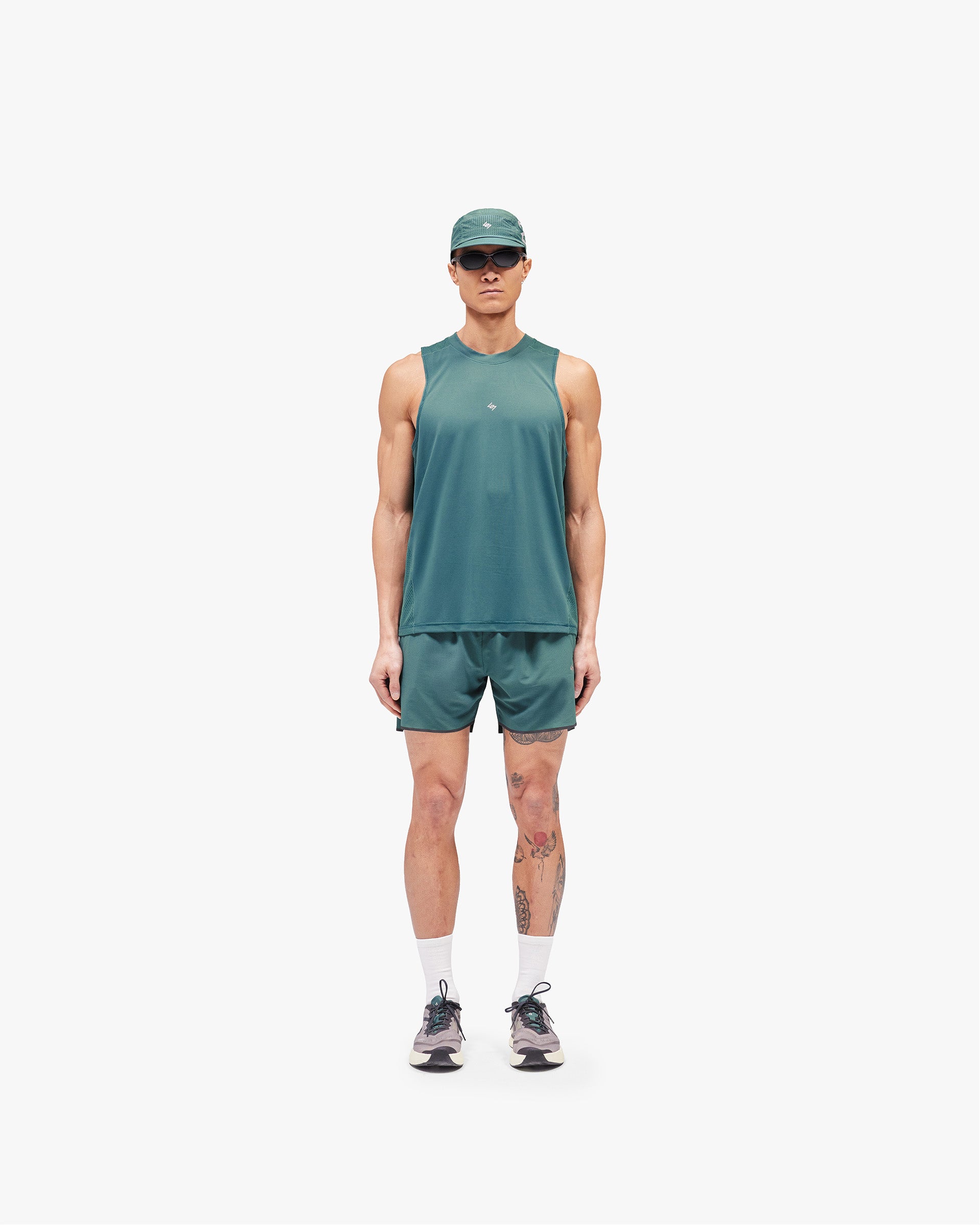 247 Numbers Vest - Teal