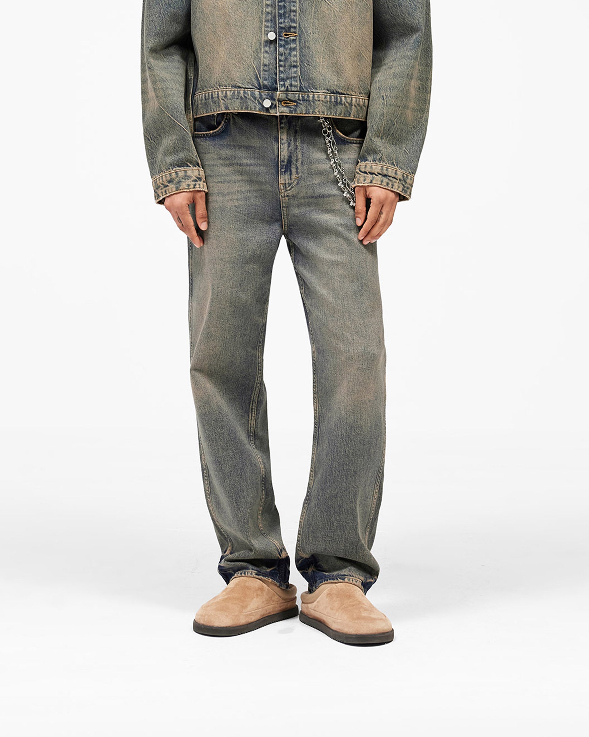 R3 Baggy Denim - Blue Cream