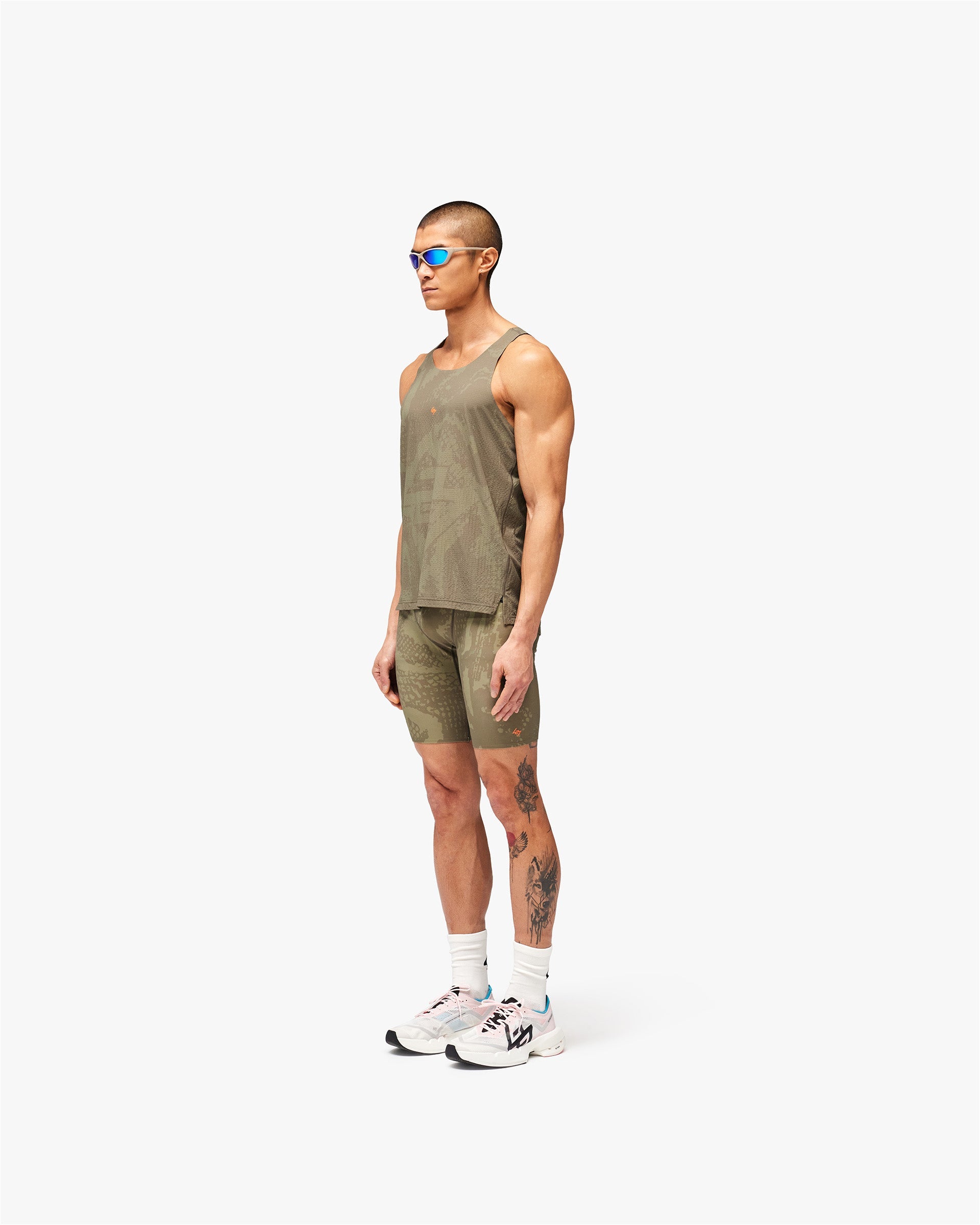 247 Los Angeles Singlet - Aged Khaki