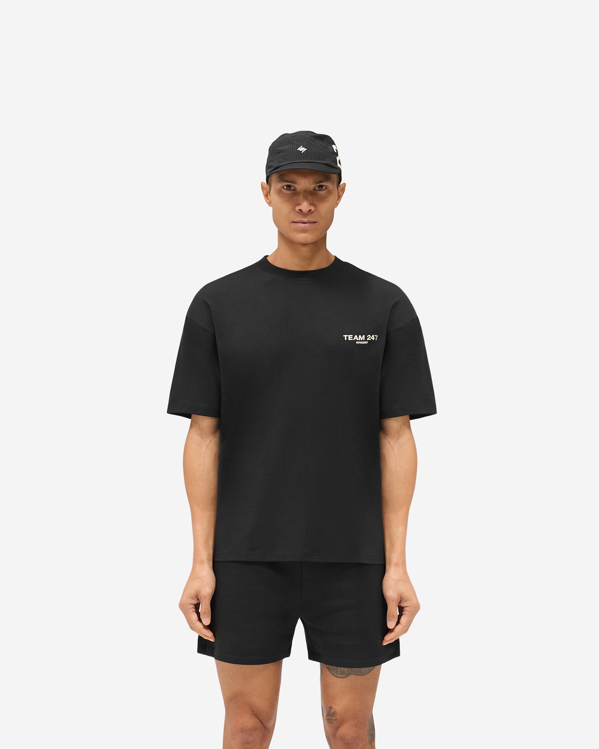 Team 247 Oversized T-Shirt - Jet Black