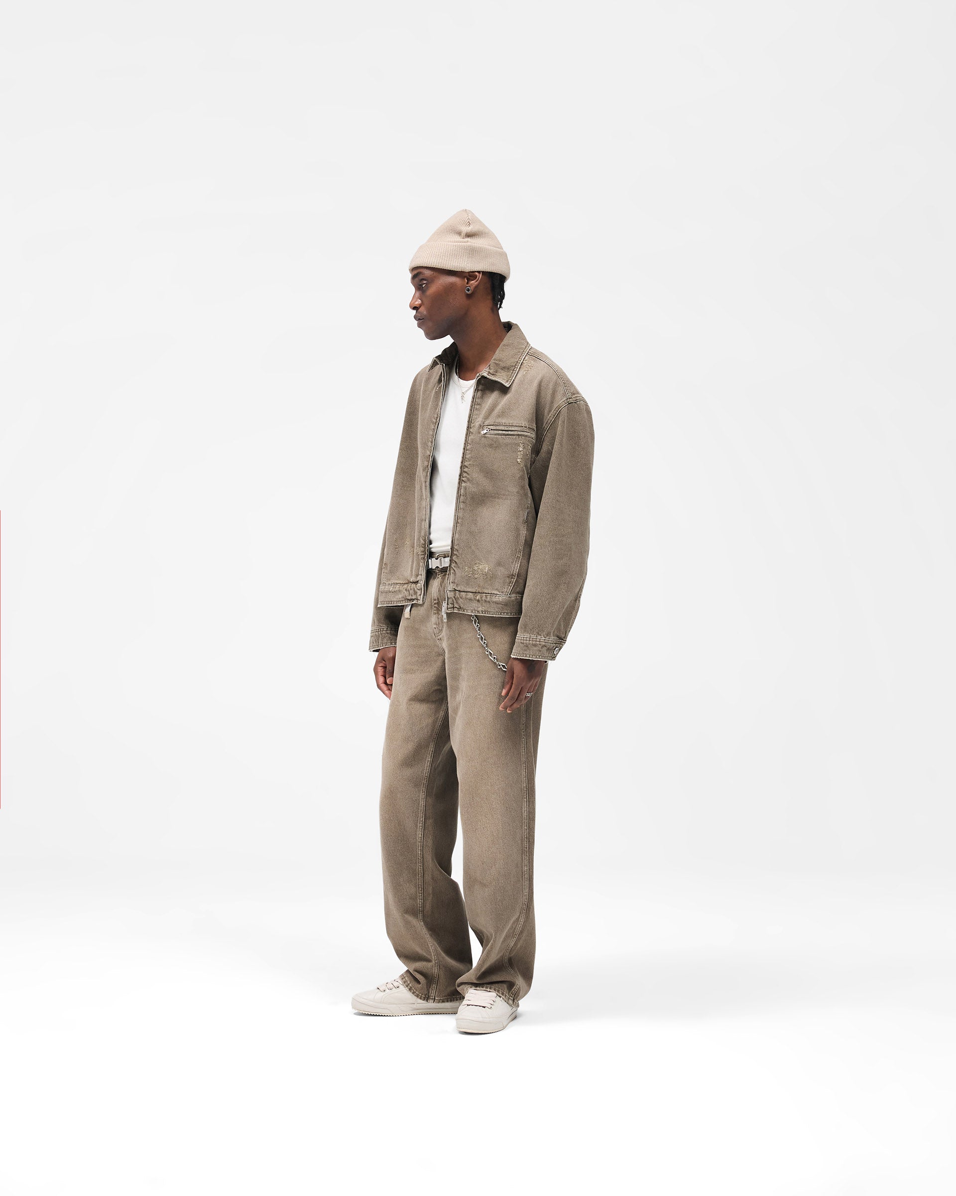 R3 Baggy Denim - Washed Olive