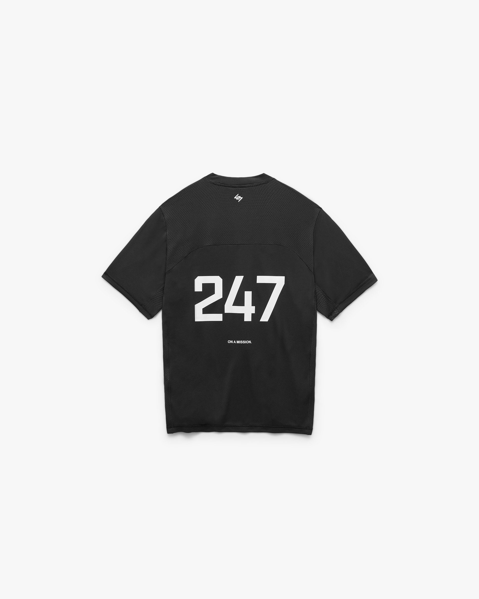247 Numbers T-Shirt - Jet Black