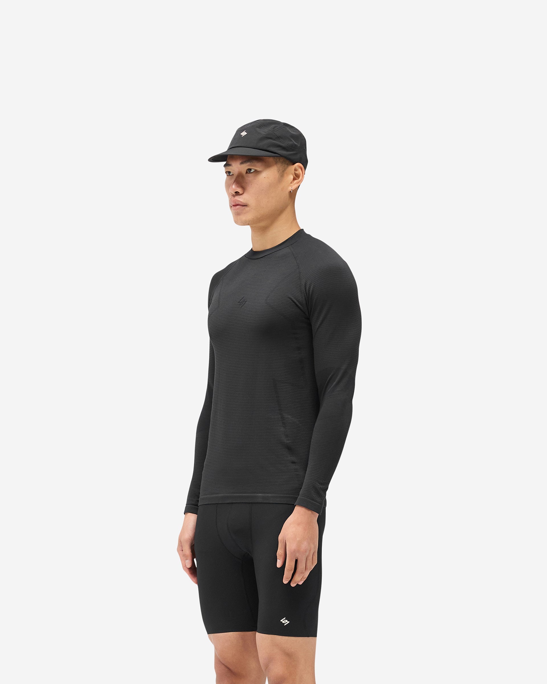 247 Uprising Long Sleeve Seamless T-Shirt - Black