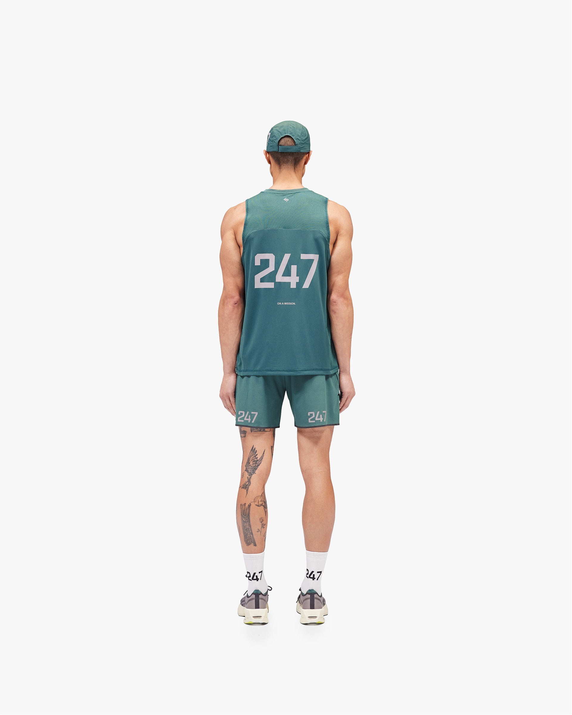 247 Numbers Vest - Teal