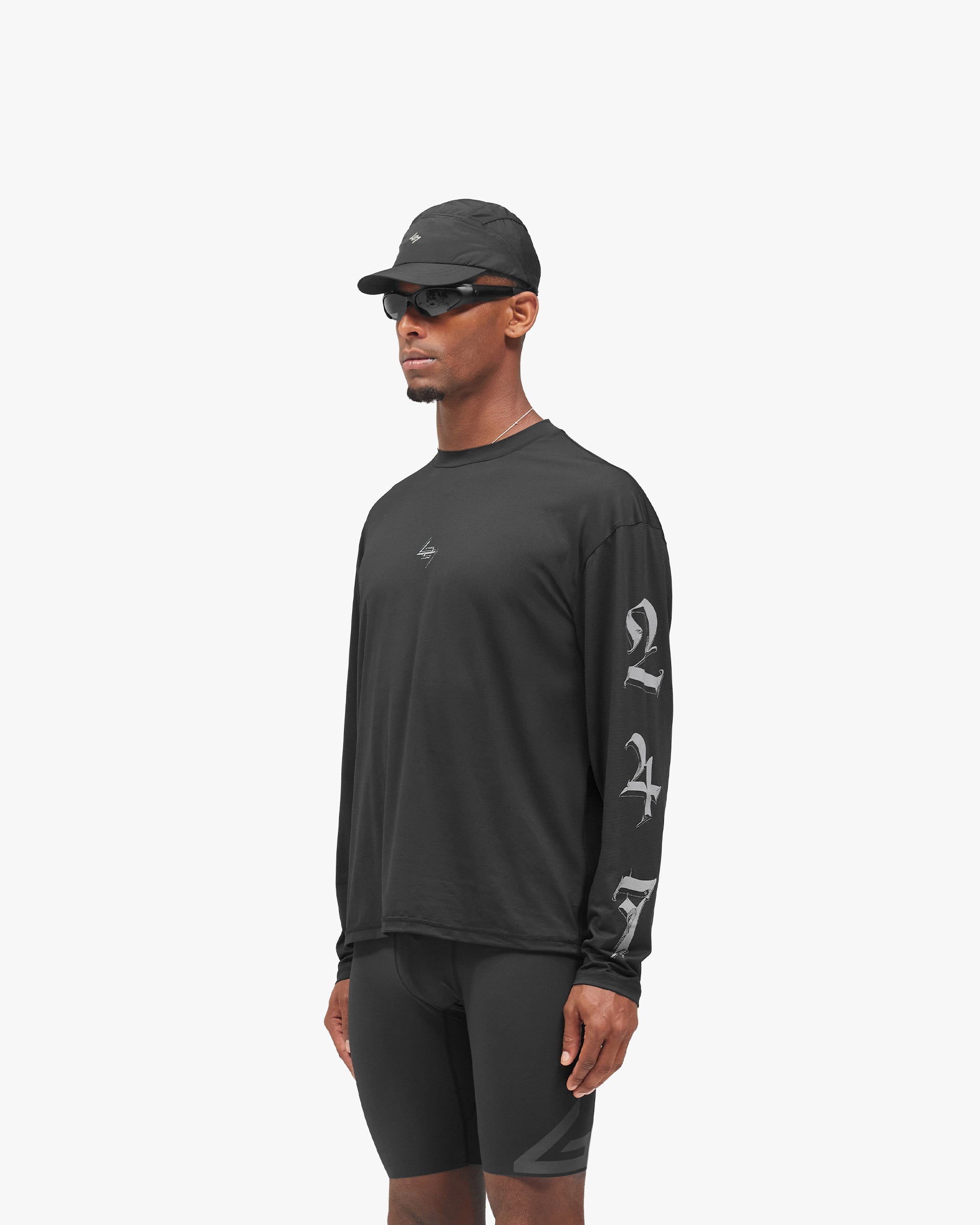 247 Noble Long Sleeve T-Shirt - Jet Black