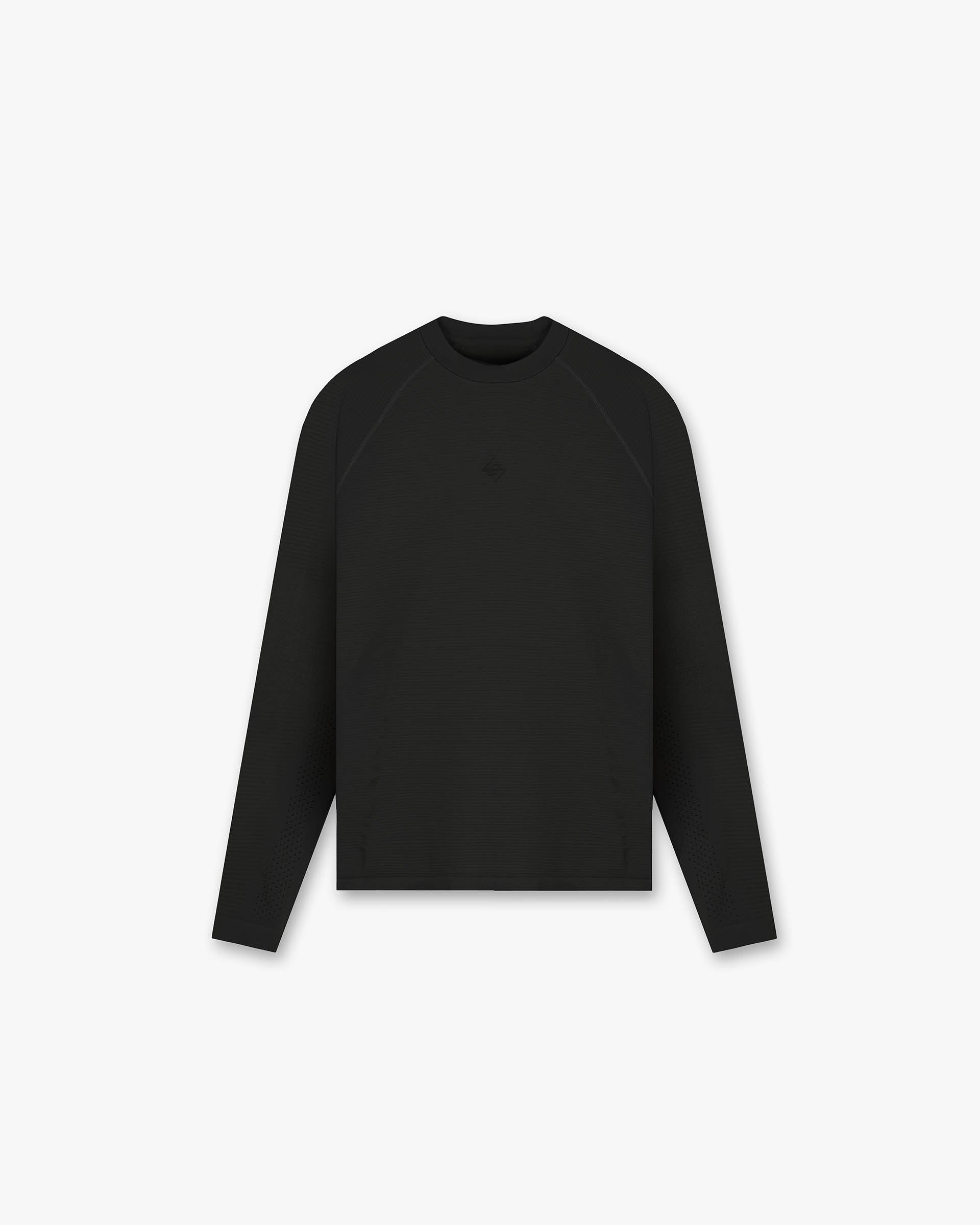 247 Uprising Long Sleeve Seamless T-Shirt - Black