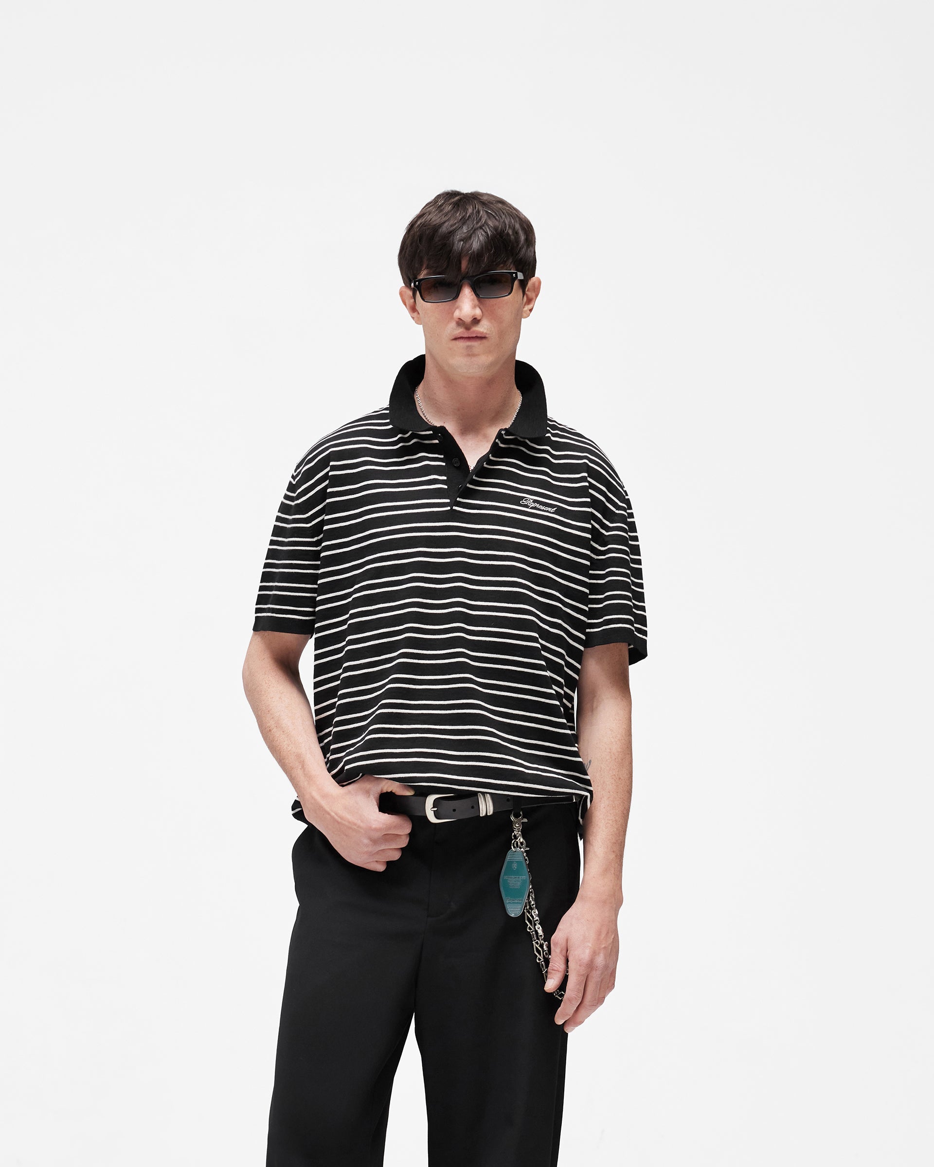 California_Striped_Knitted_Polo_-_Jet_Black_03.jpg