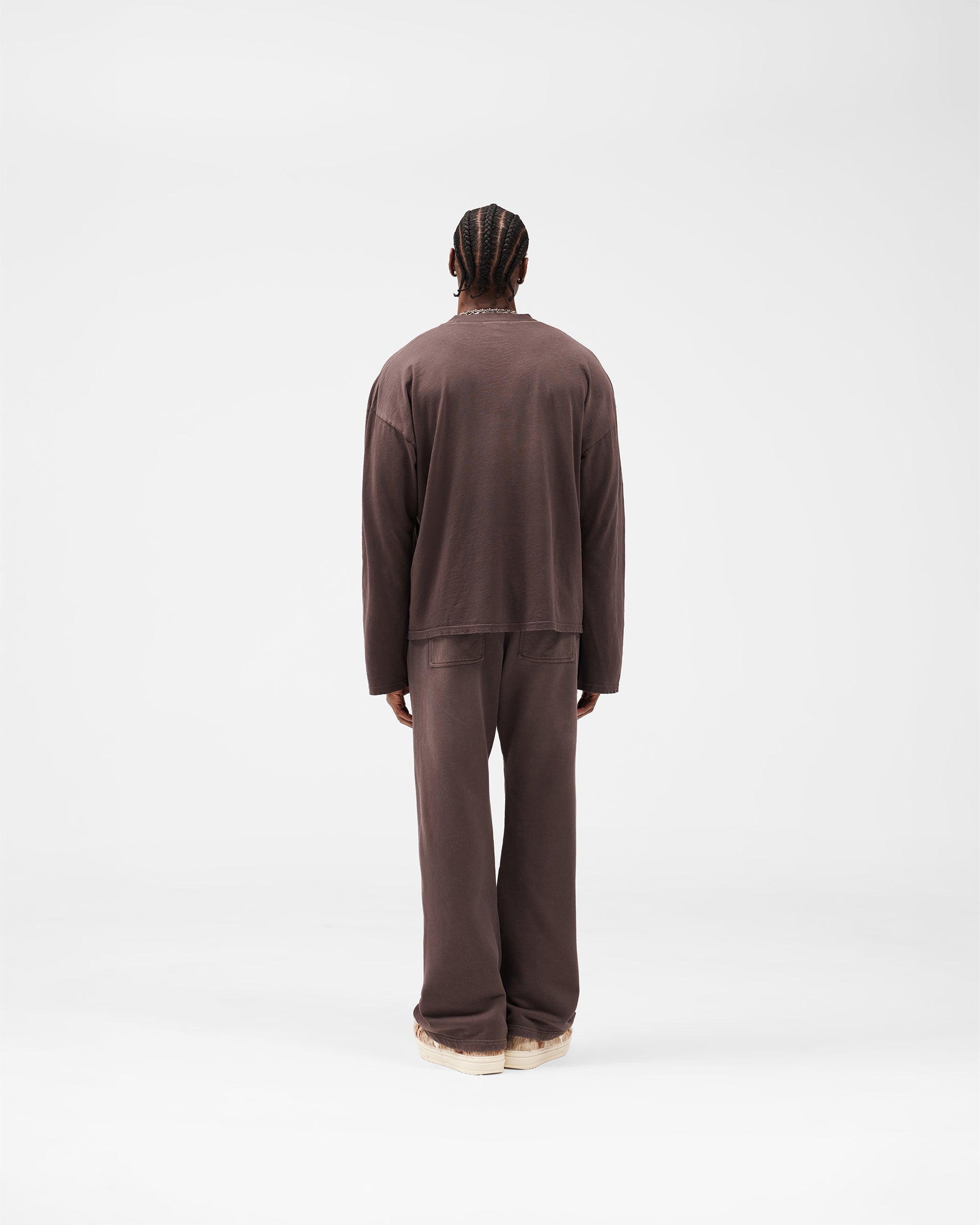EngLAnd Long Sleeve T-Shirt - Washed Brown