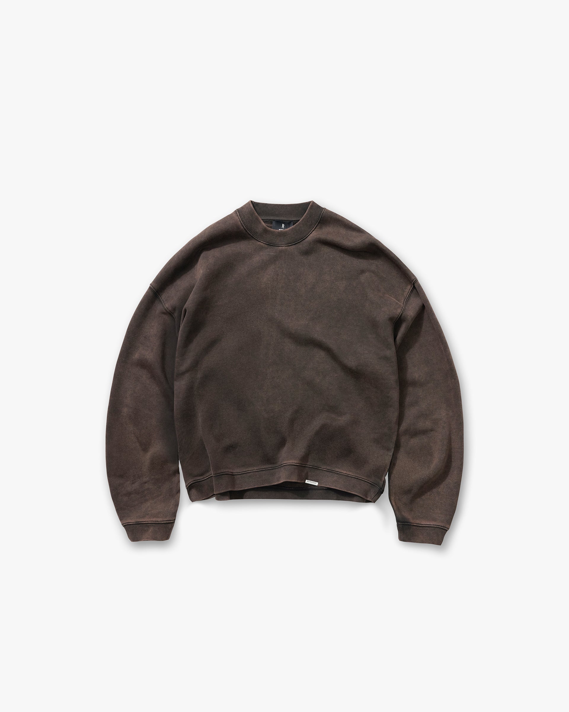 Initial Boxy Sweater - Coffee